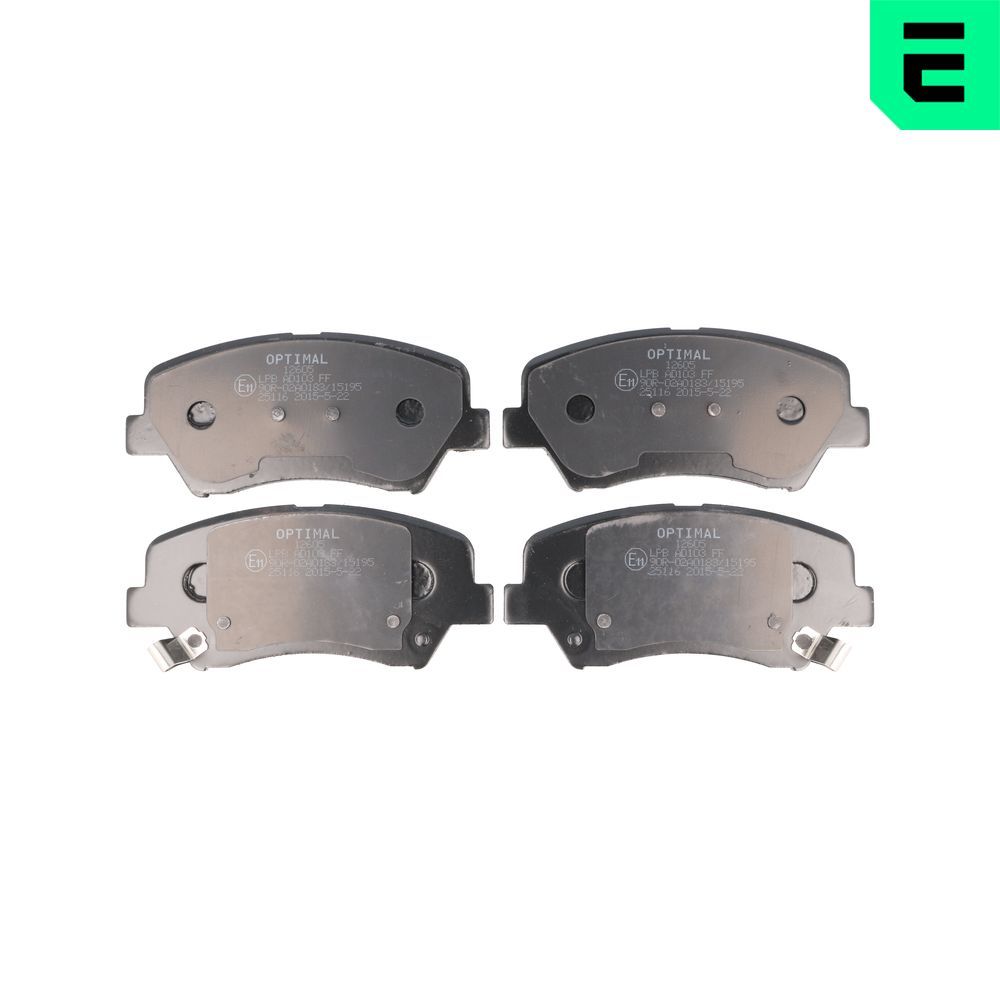 Гальмівні колодки дискові OPTIMAL BP12605 - zapix