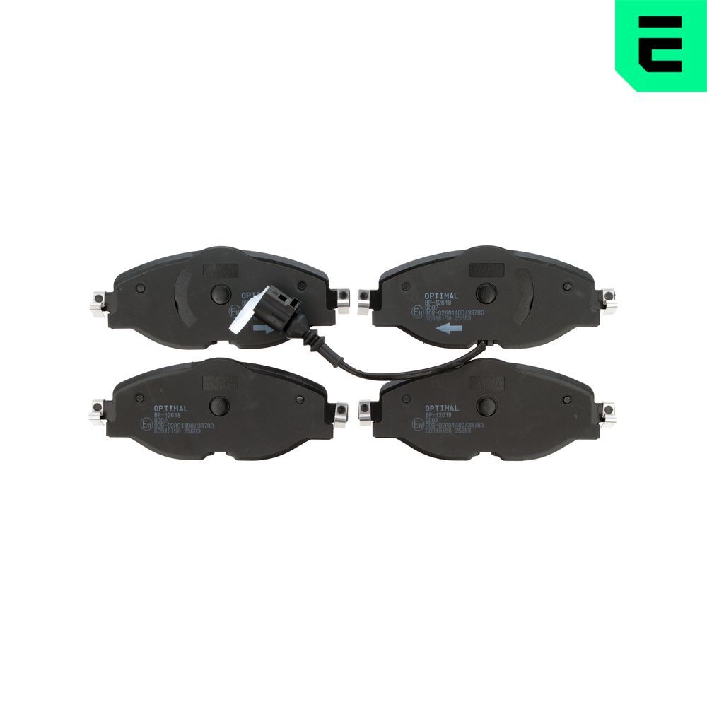 Гальмівні колодки дискові OPTIMAL BP12618 - zapix