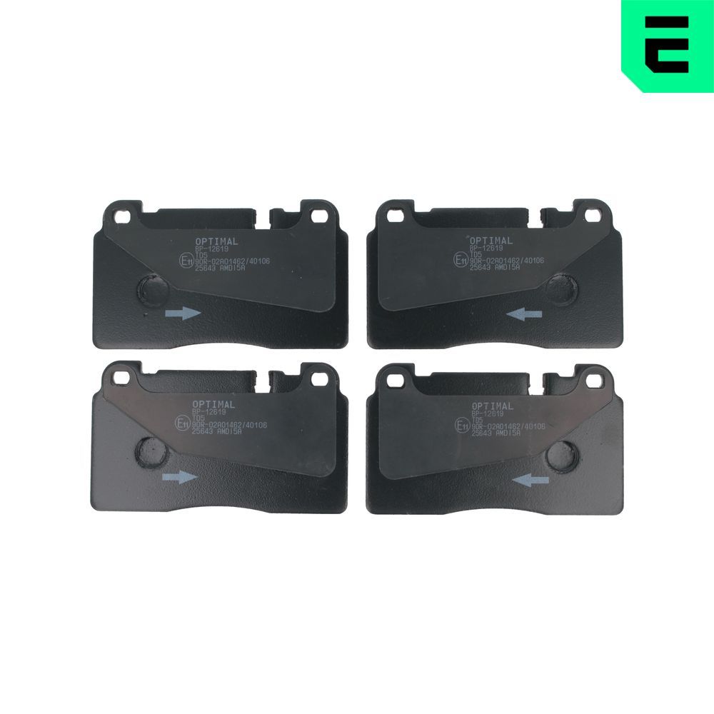 Гальмівні колодки дискові OPTIMAL BP12619 - zapix