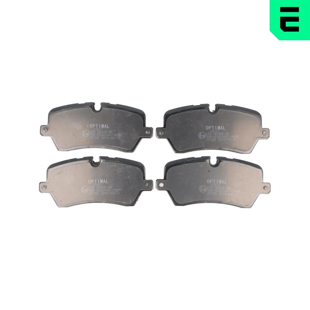Гальмівні колодки дискові OPTIMAL BP12621 - zapix