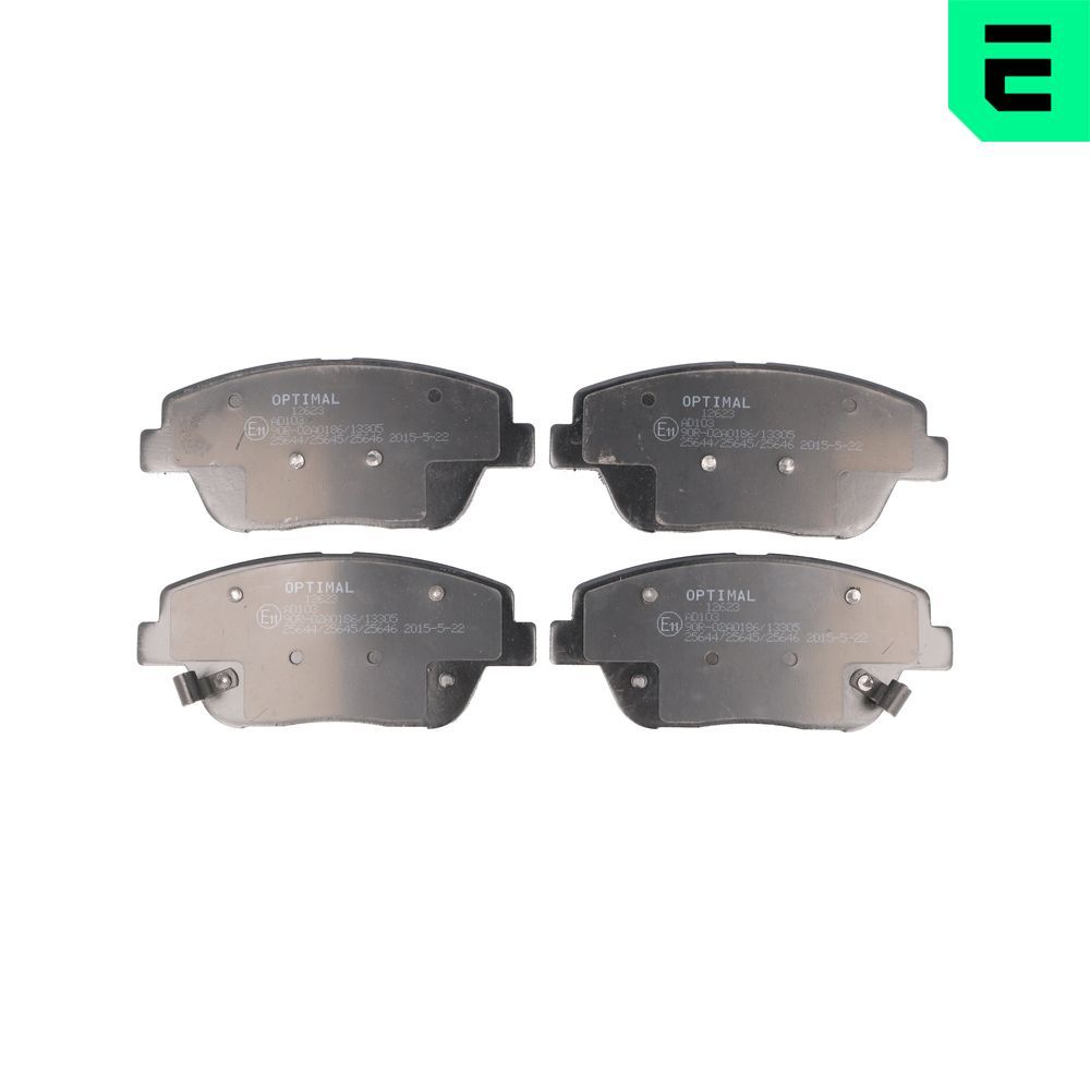Гальмівні колодки дискові OPTIMAL BP12623 - zapix