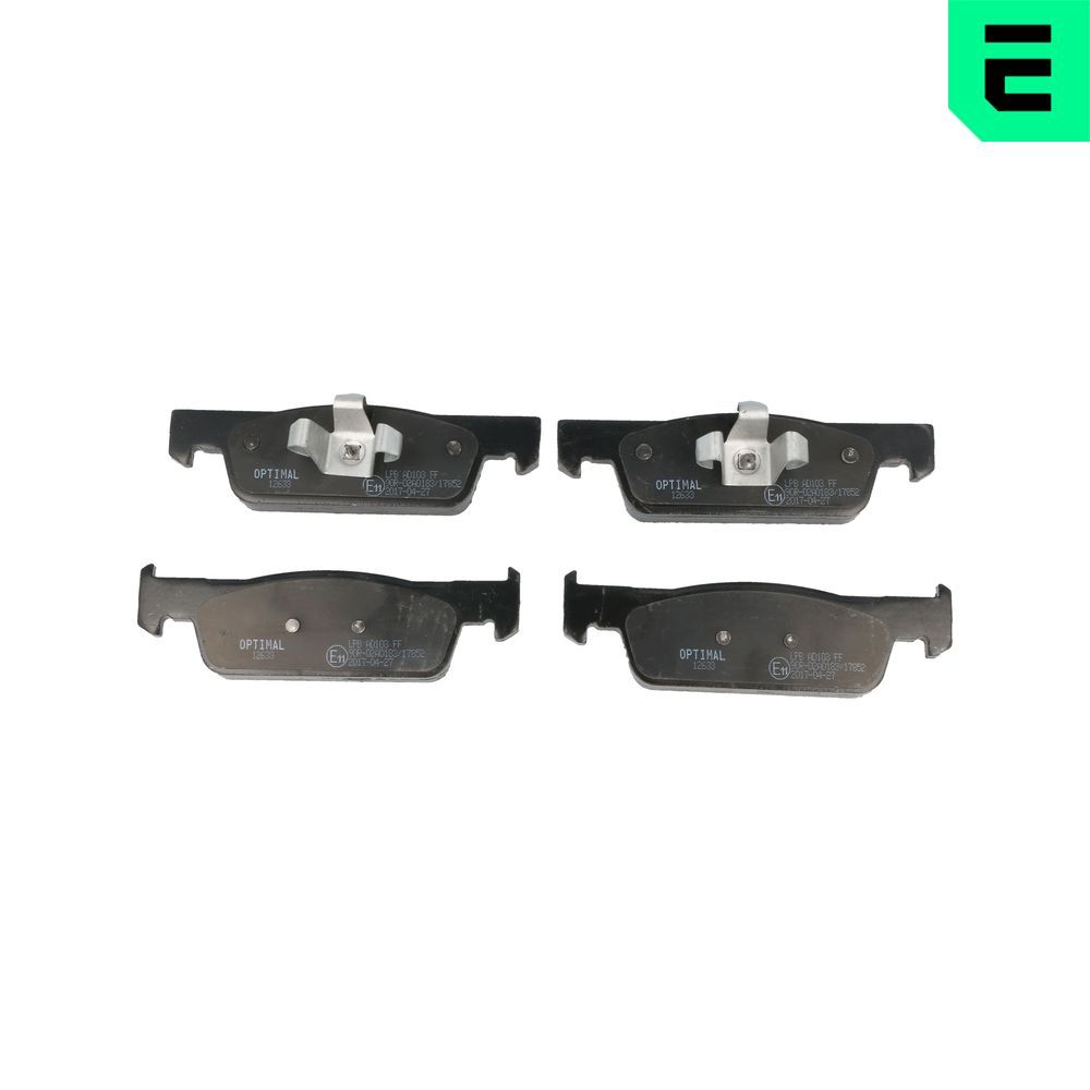 Гальмівні колодки дискові OPTIMAL BP12633 - zapix