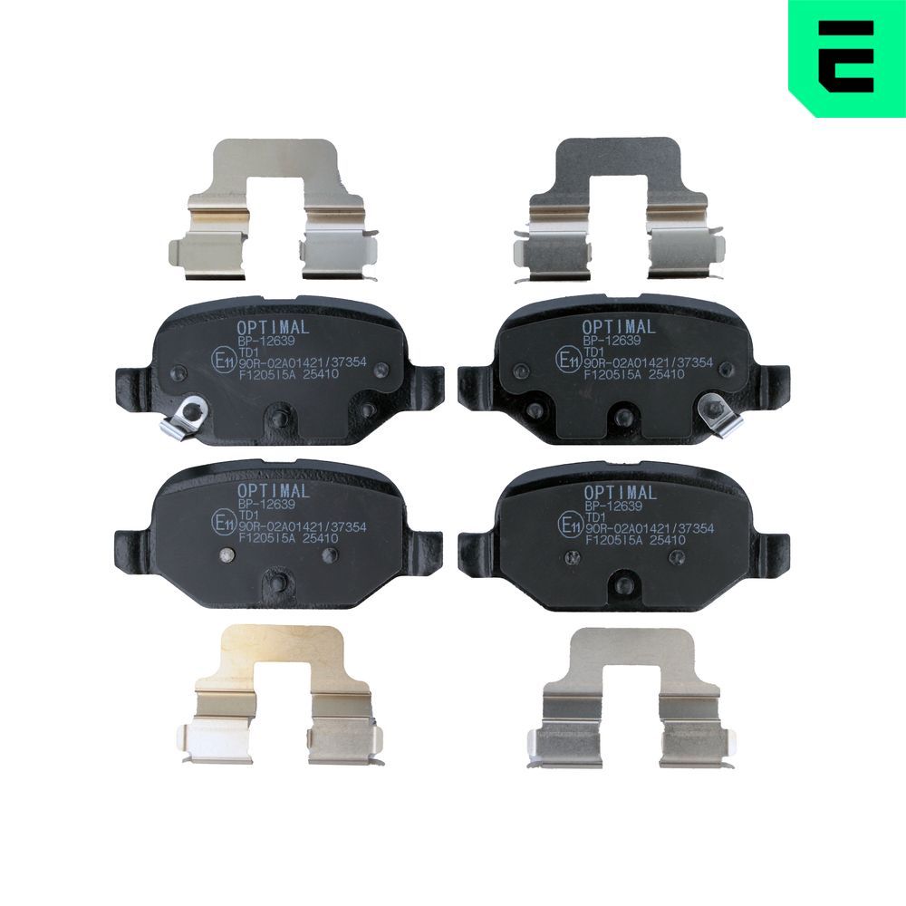 Гальмівні колодки дискові OPTIMAL BP12639 - zapix