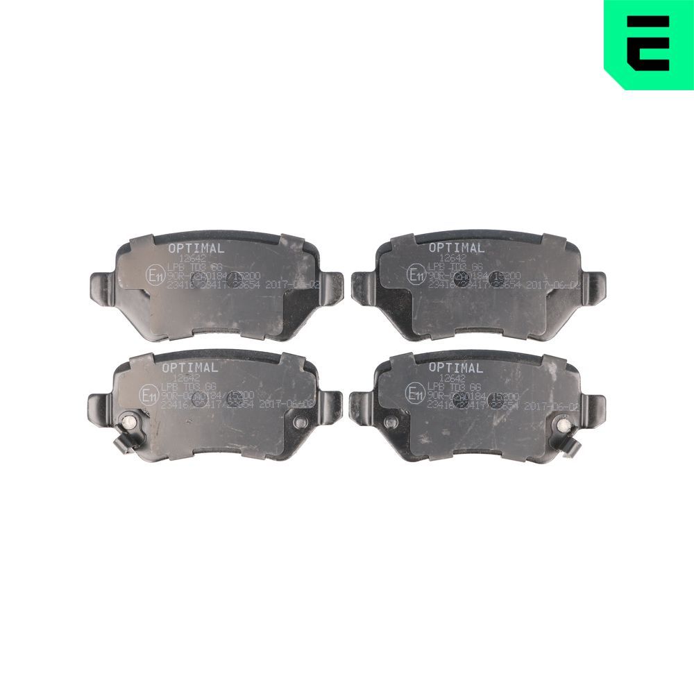 Гальмівні колодки дискові OPTIMAL BP12642 - zapix