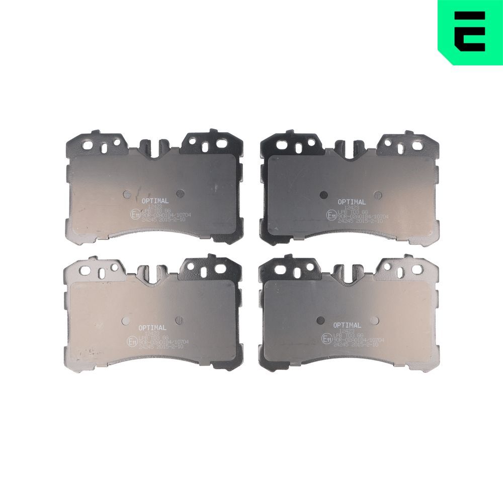 Гальмівні колодки дискові OPTIMAL BP12423 - zapix