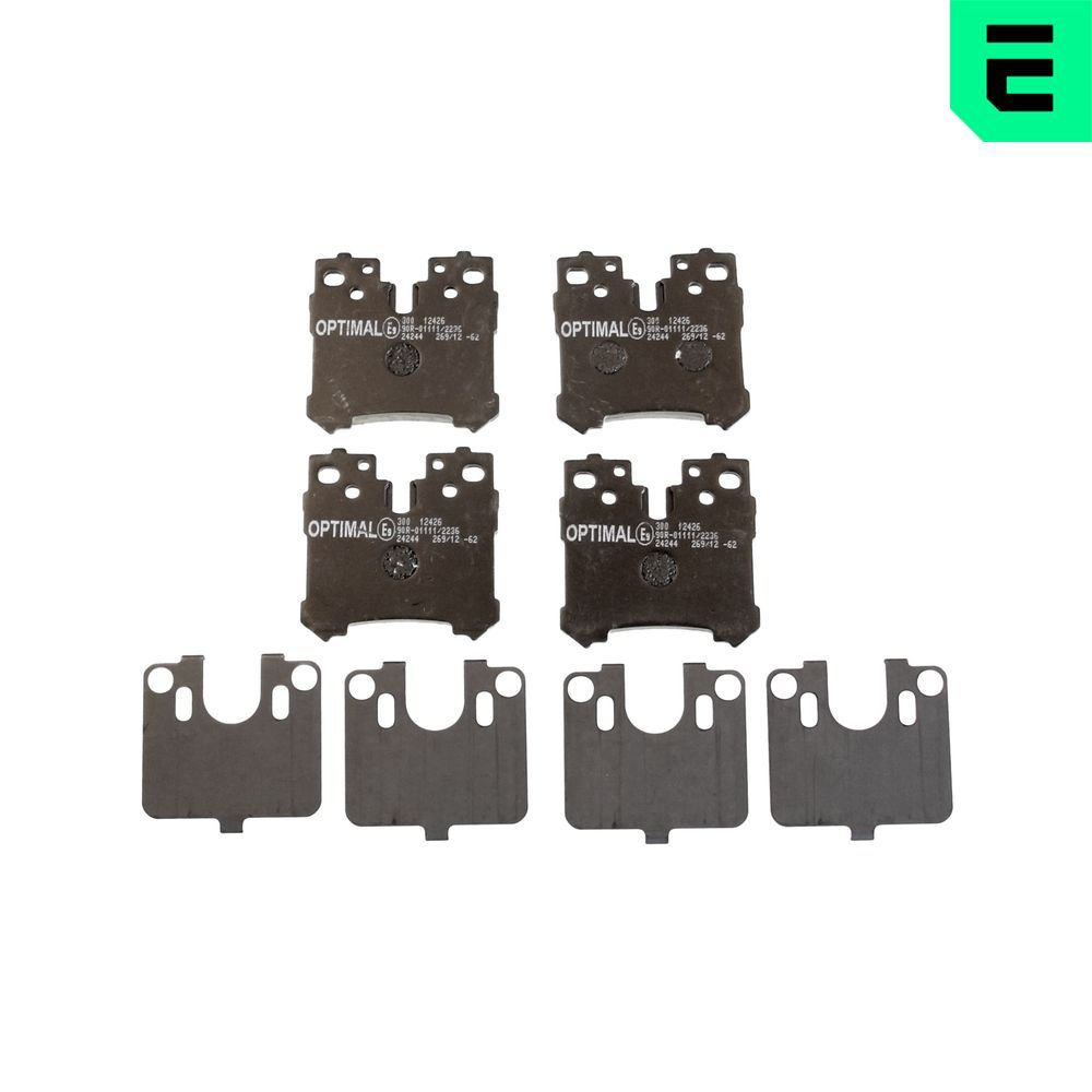 Гальмівні колодки дискові OPTIMAL BP12426 - zapix