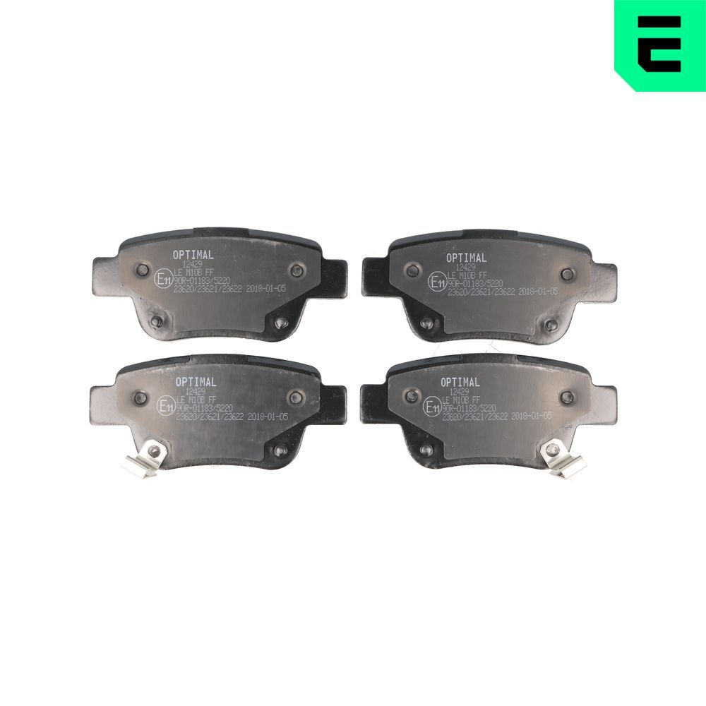 Гальмівні колодки дискові OPTIMAL BP12429 - zapix