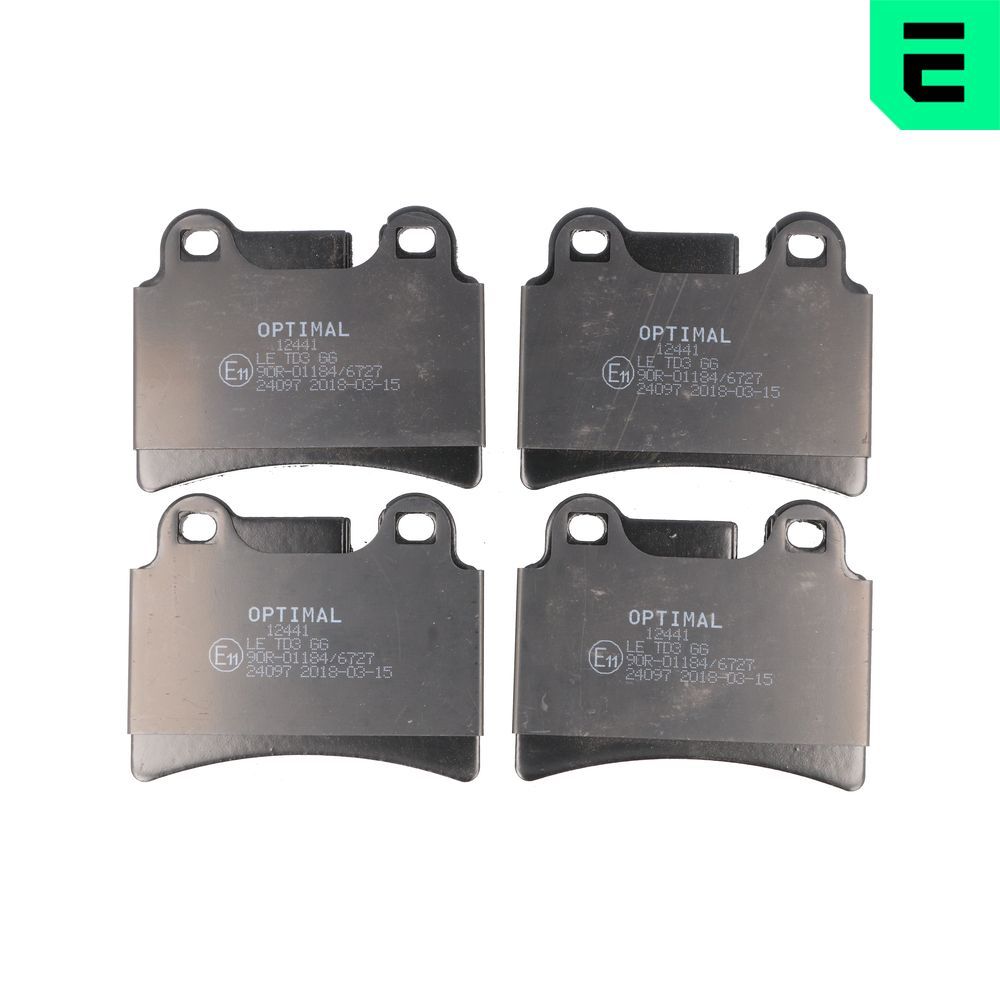 Гальмівні колодки дискові OPTIMAL BP12441 - zapix