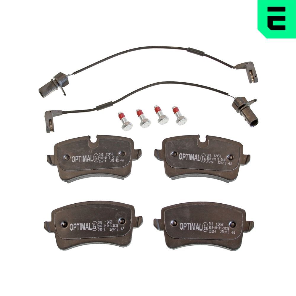 Гальмівні колодки дискові OPTIMAL BP12458 - zapix