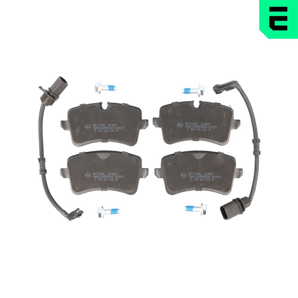 Гальмівні колодки дискові OPTIMAL BP12459 - zapix