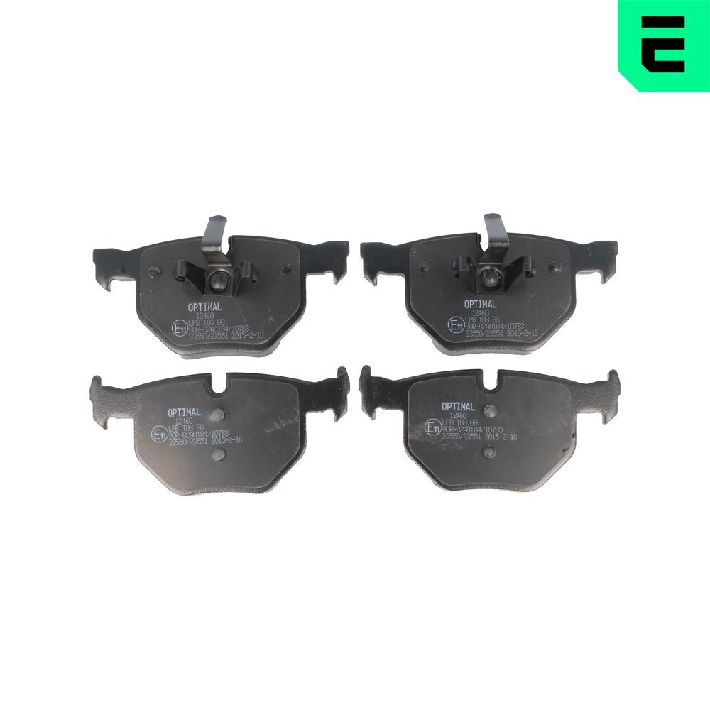 Гальмівні колодки дискові OPTIMAL BP12460 - zapix