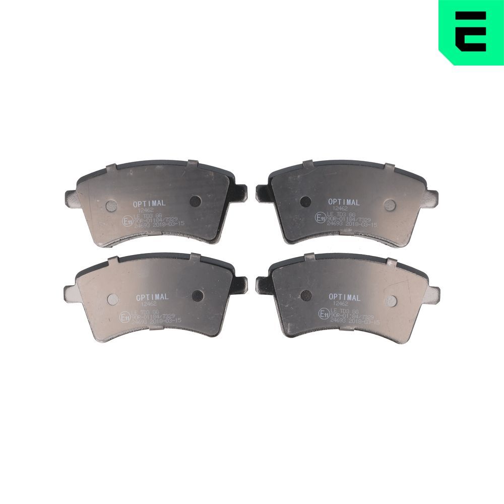 Гальмівні колодки дискові OPTIMAL BP12462 - zapix