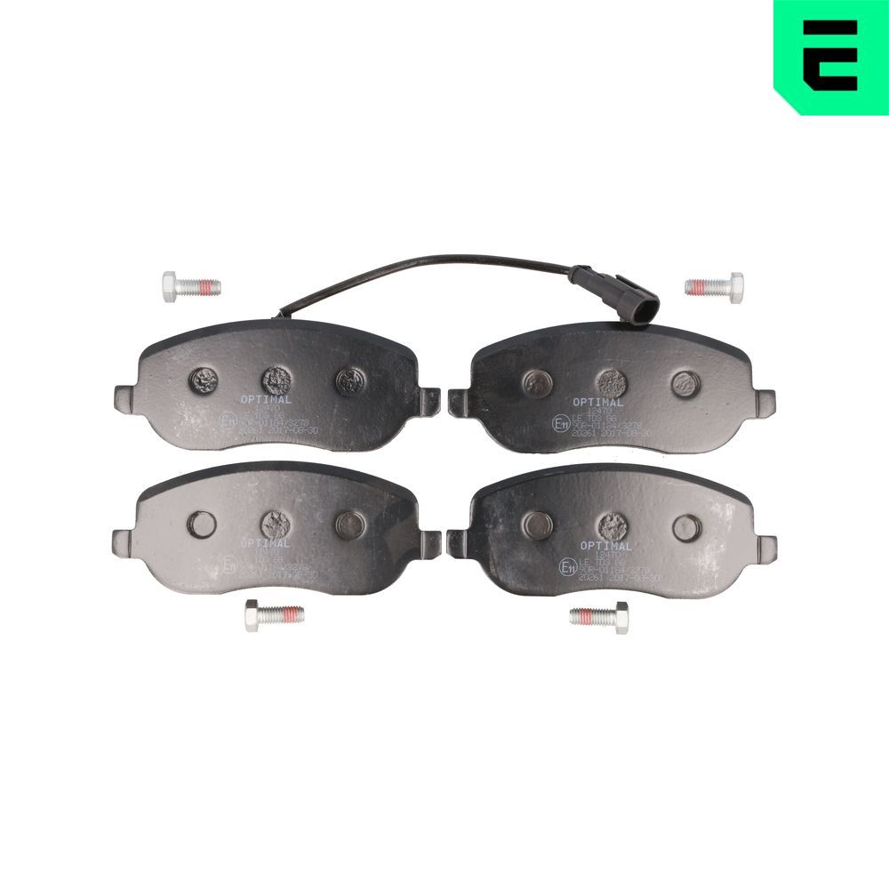 Гальмівні колодки дискові OPTIMAL BP12470 - zapix