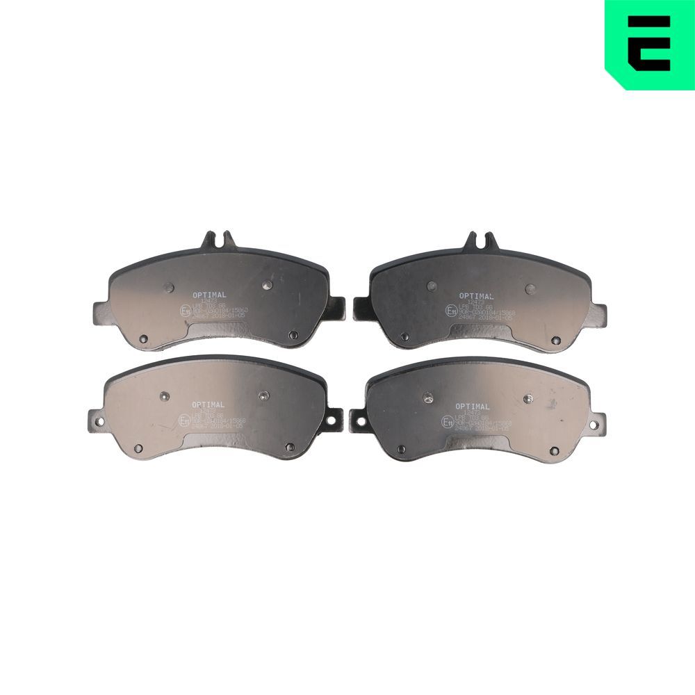 Гальмівні колодки дискові OPTIMAL BP12473 - zapix