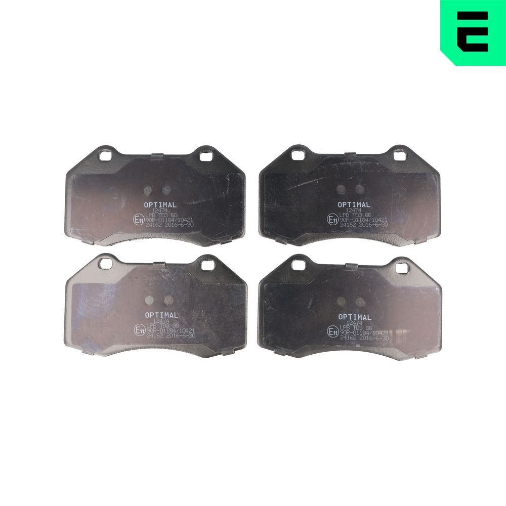 Гальмівні колодки дискові OPTIMAL BP12474 - zapix