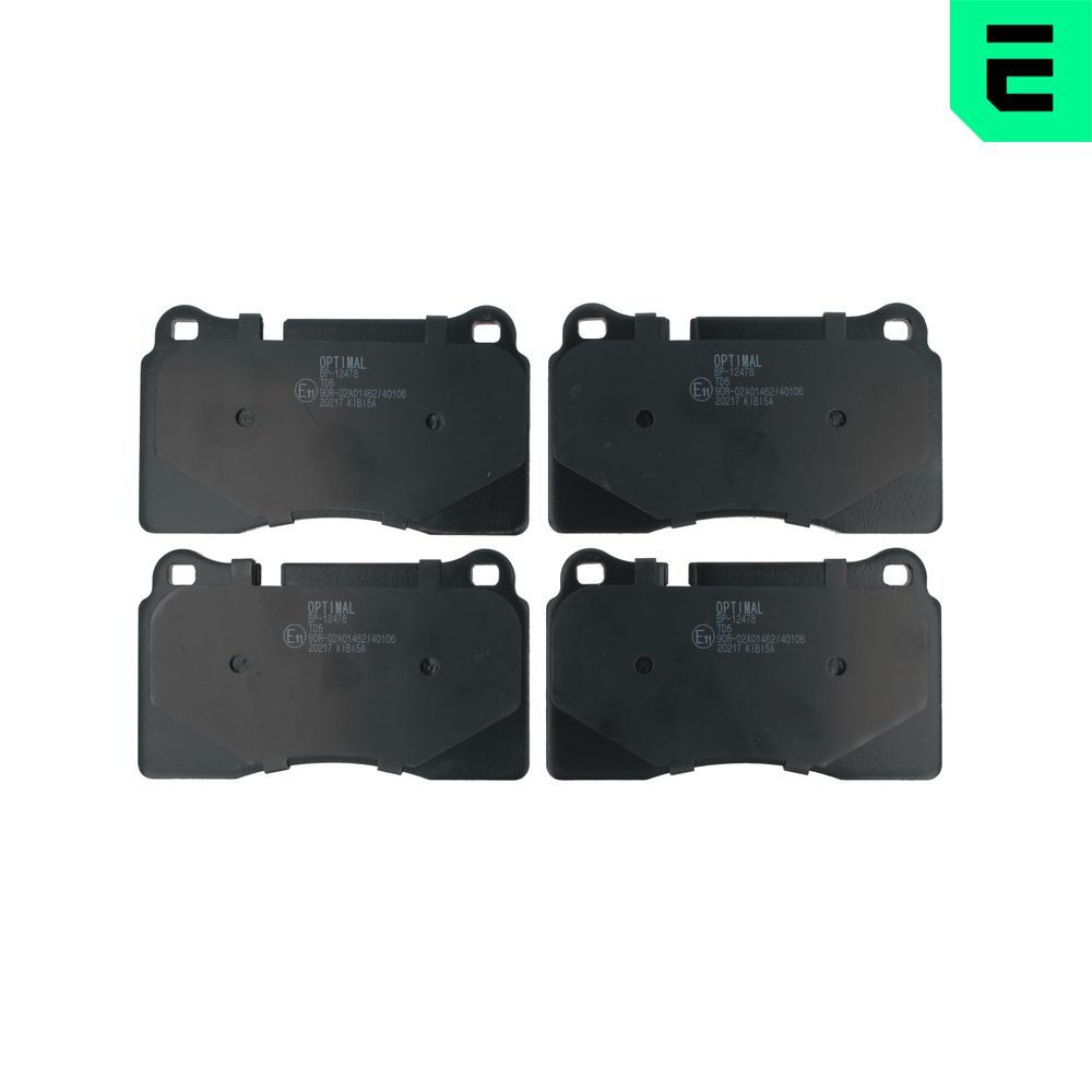Гальмівні колодки дискові OPTIMAL BP12478 - zapix