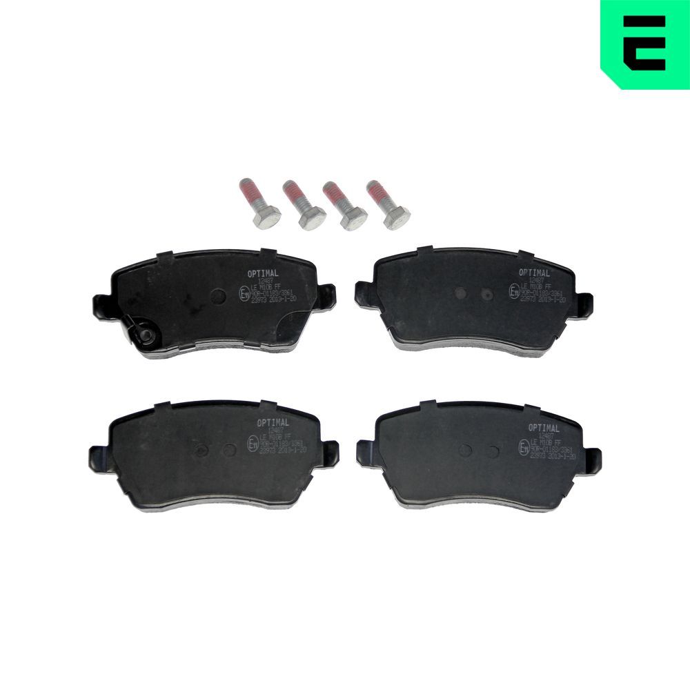 Гальмівні колодки дискові OPTIMAL BP12487 - zapix
