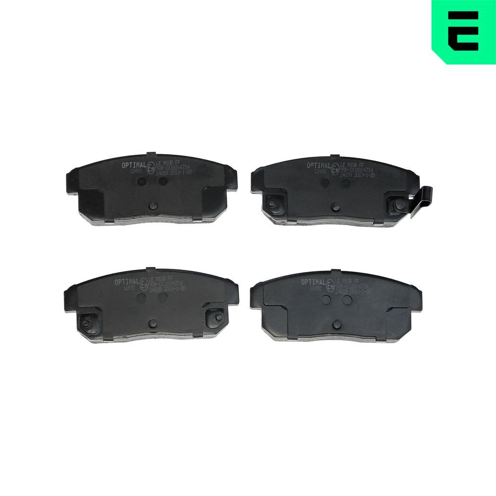 Гальмівні колодки дискові OPTIMAL BP12492 - zapix