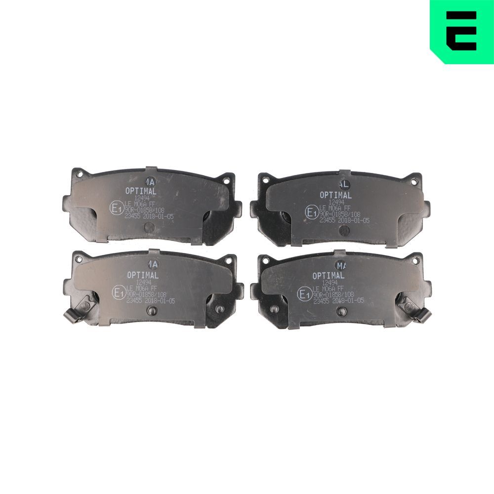 Гальмівні колодки дискові OPTIMAL BP12494 - zapix
