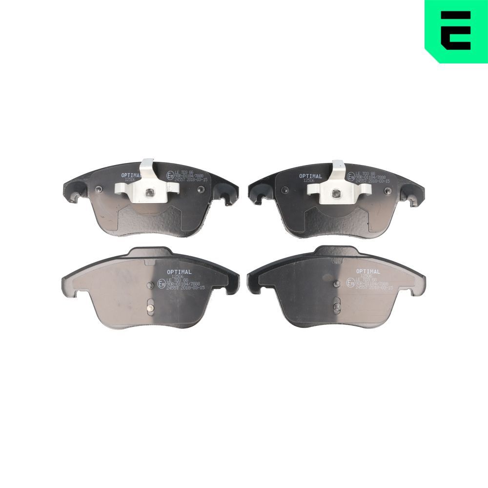 Гальмівні колодки дискові OPTIMAL BP12506 - zapix
