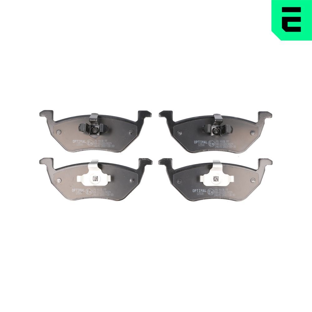 Гальмівні колодки дискові OPTIMAL BP12508 - zapix