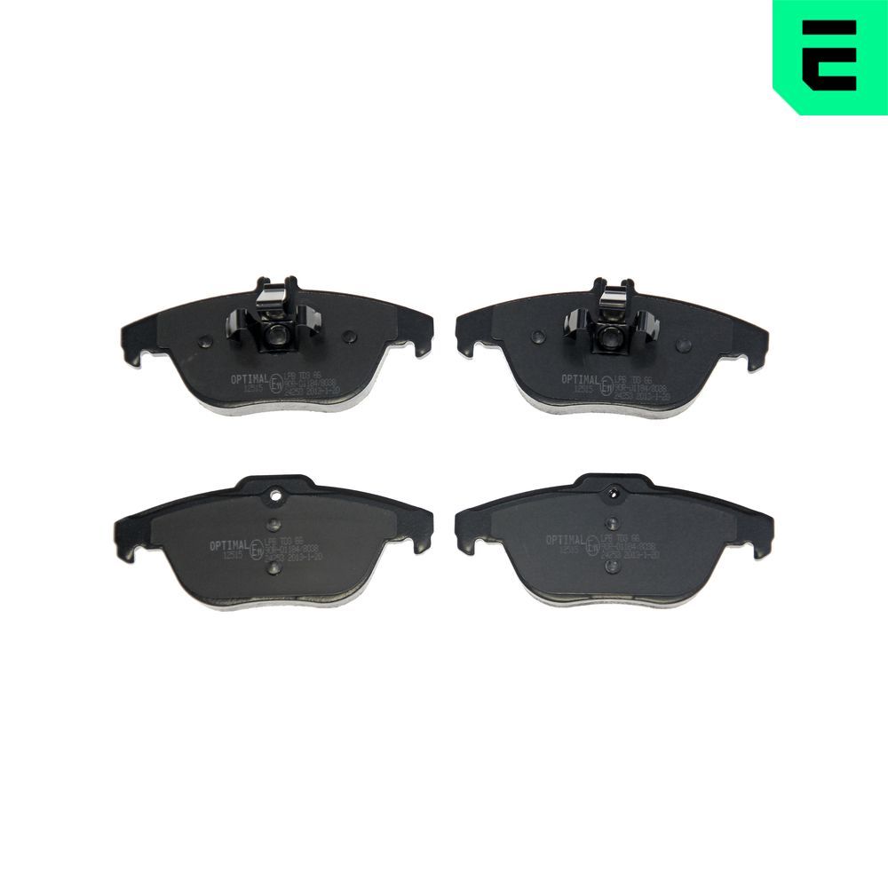Гальмівні колодки дискові OPTIMAL BP12515 - zapix