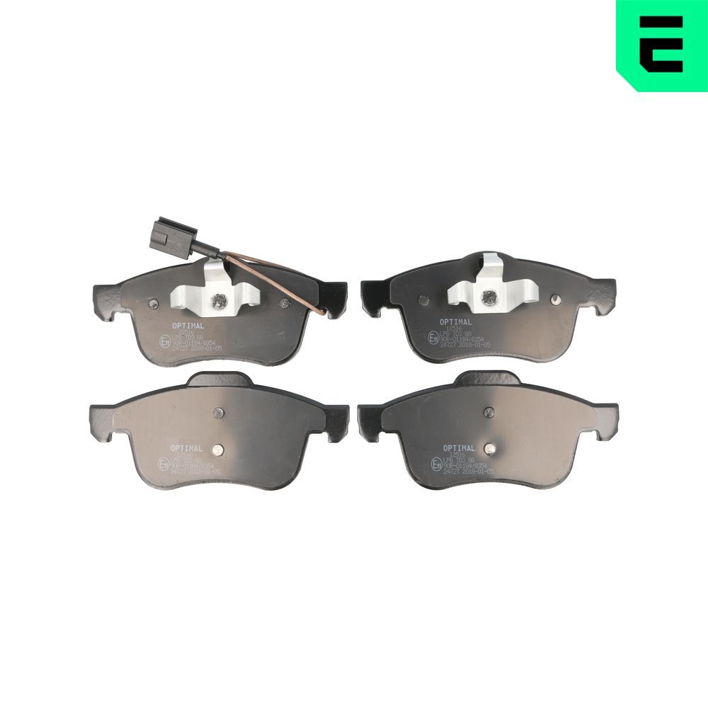 Гальмівні колодки дискові OPTIMAL BP12516 - zapix