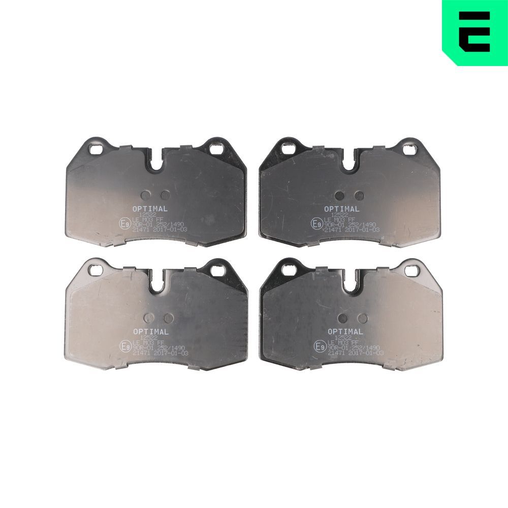 Гальмівні колодки дискові OPTIMAL BP12522 - zapix