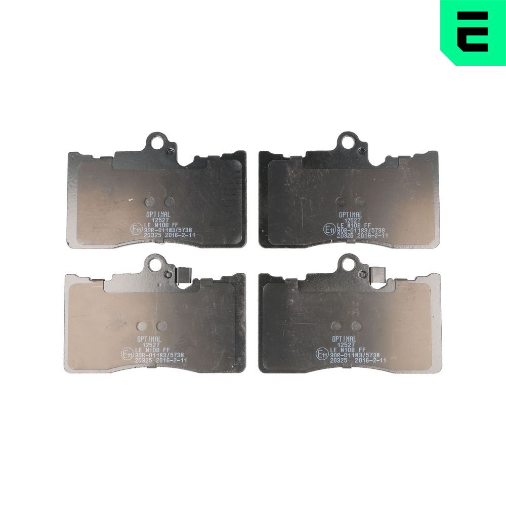 Гальмівні колодки дискові OPTIMAL BP12527 - zapix