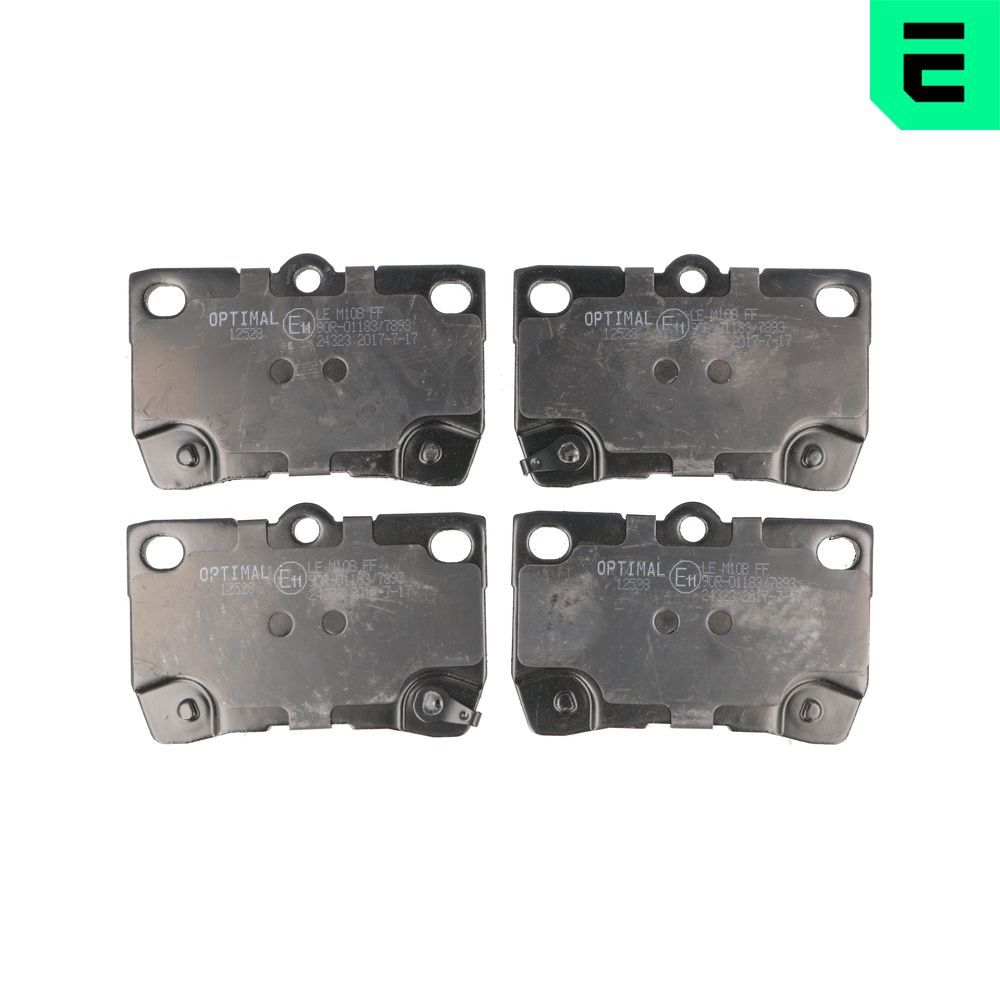 Гальмівні колодки дискові OPTIMAL BP12528 - zapix