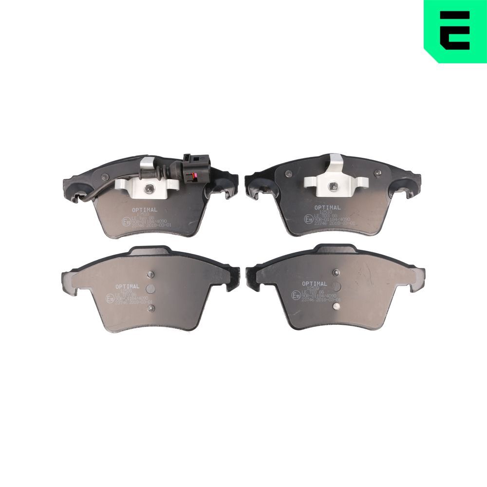 Гальмівні колодки дискові OPTIMAL BP12533 - zapix