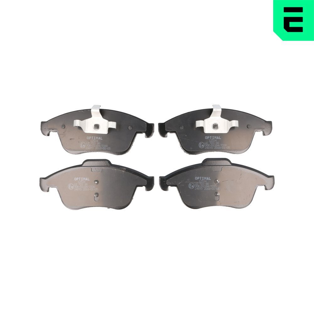 Гальмівні колодки дискові OPTIMAL BP12534 - zapix