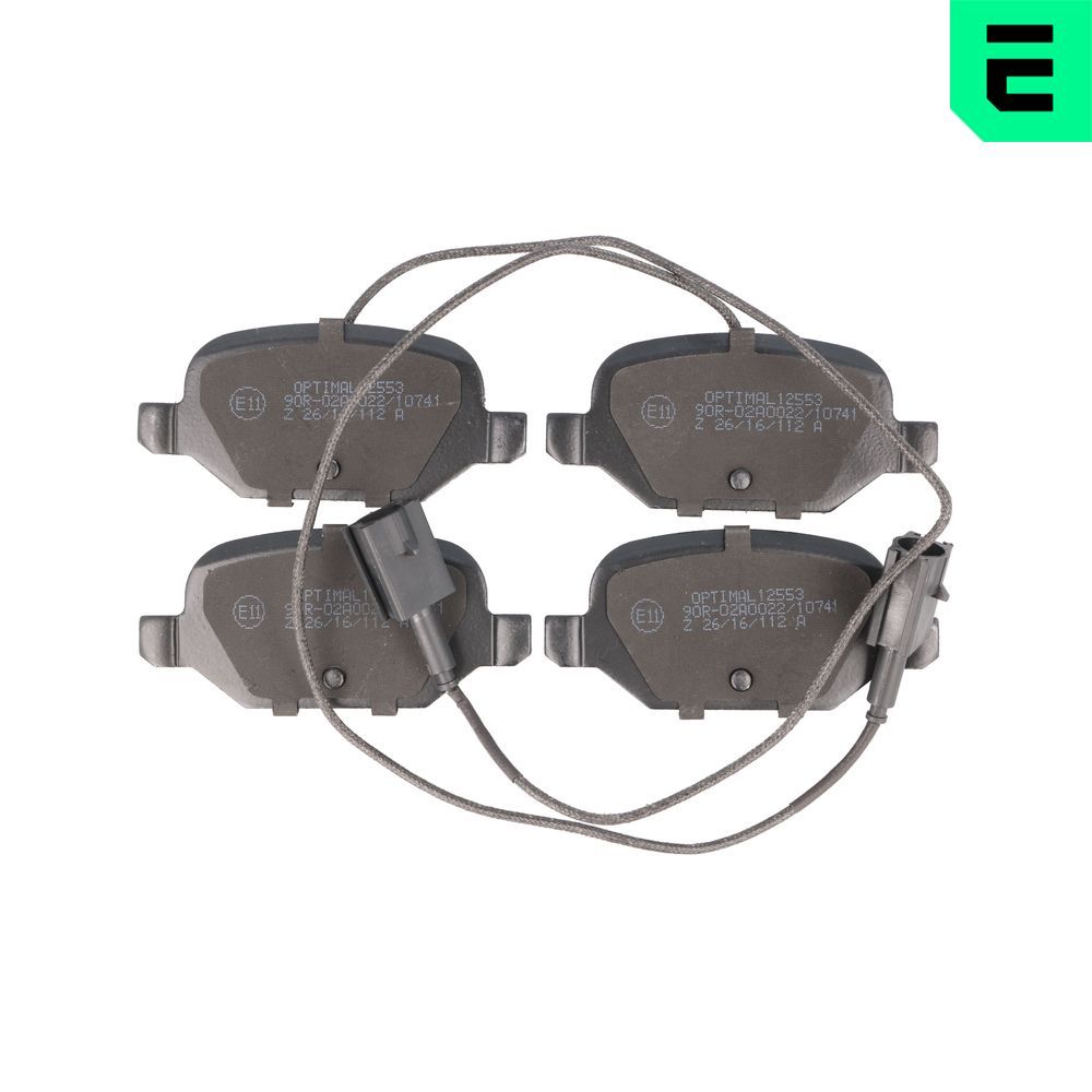 Гальмівні колодки дискові OPTIMAL BP12553 - zapix