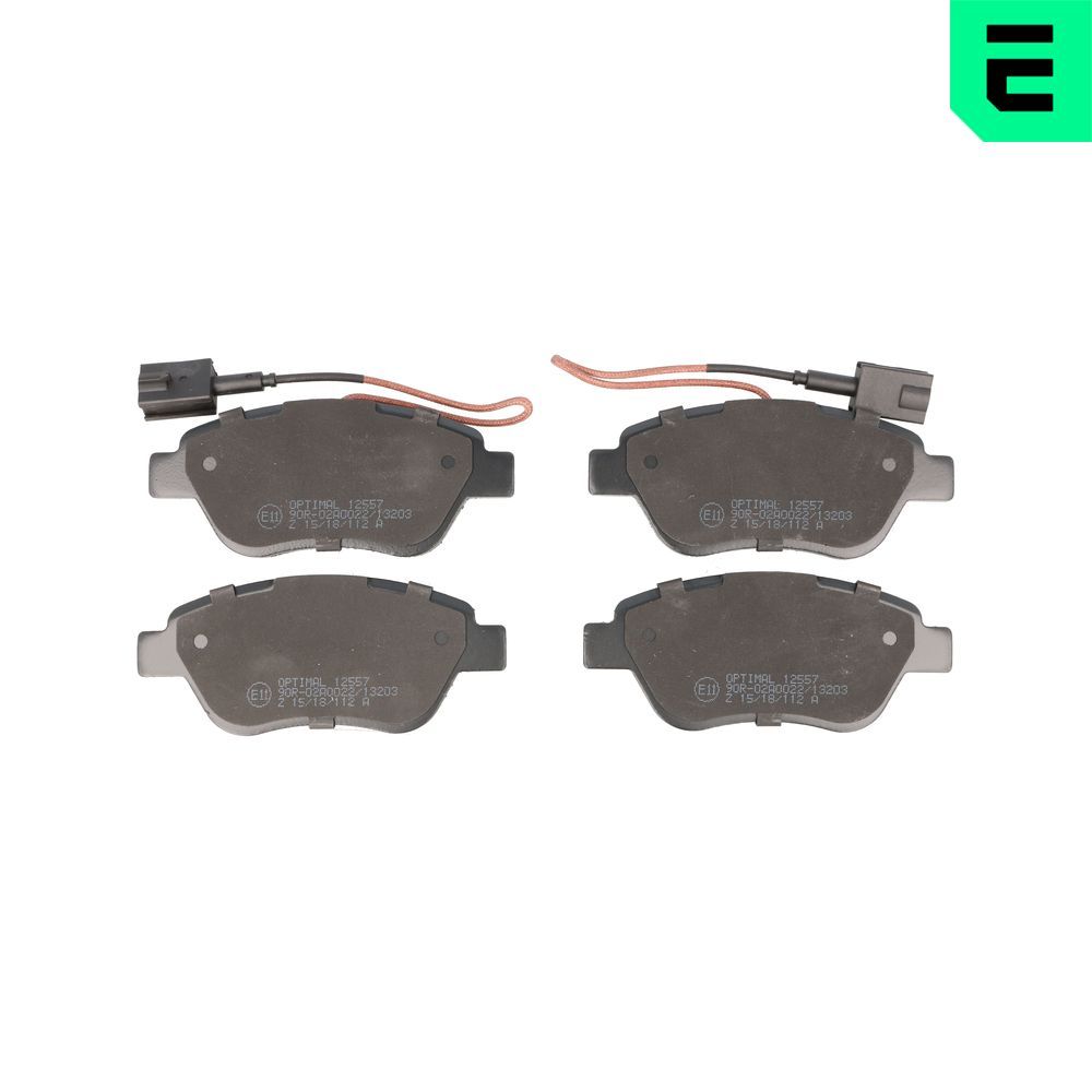 Гальмівні колодки дискові OPTIMAL BP12557 - zapix