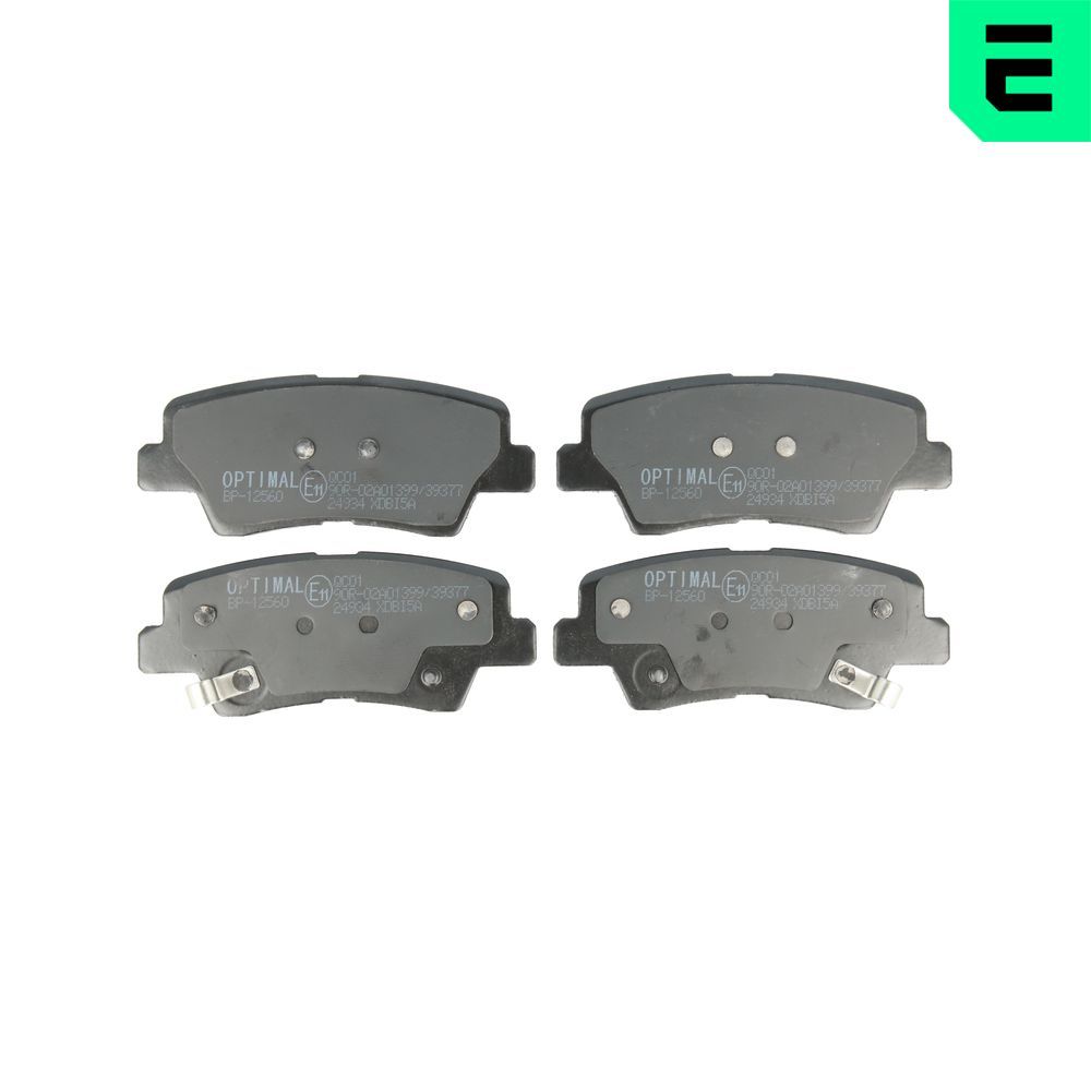 Гальмівні колодки дискові OPTIMAL BP12560 - zapix