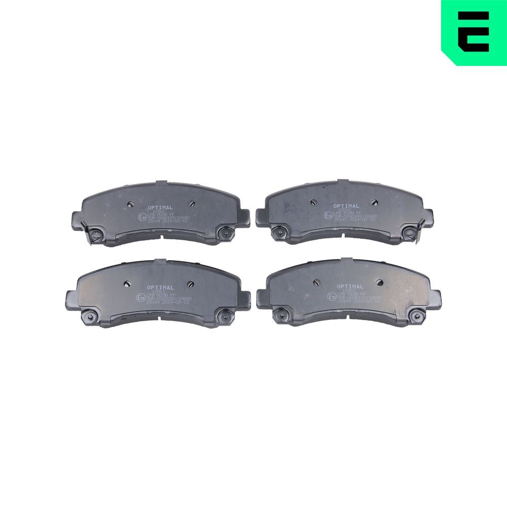Гальмівні колодки дискові OPTIMAL BP12562 - zapix