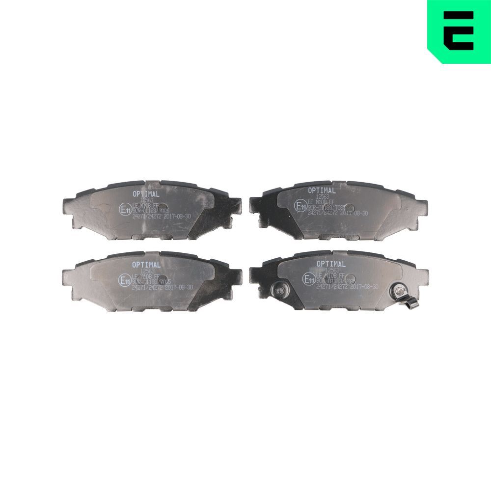 Гальмівні колодки дискові OPTIMAL BP12563 - zapix
