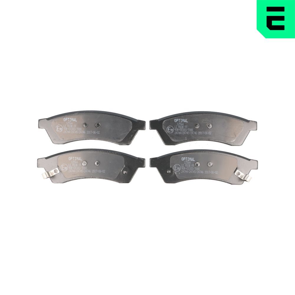 Гальмівні колодки дискові OPTIMAL BP12564 - zapix