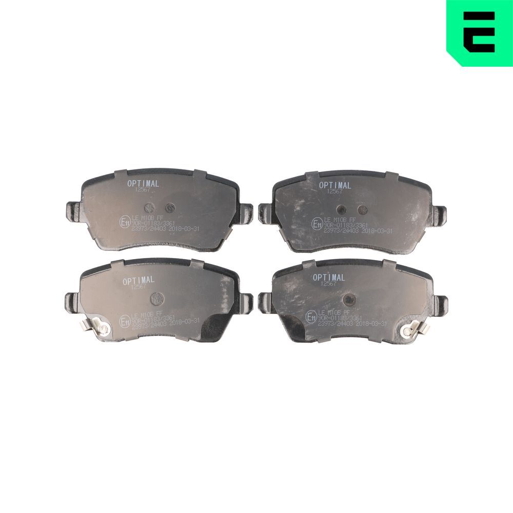 Гальмівні колодки дискові OPTIMAL BP12567 - zapix