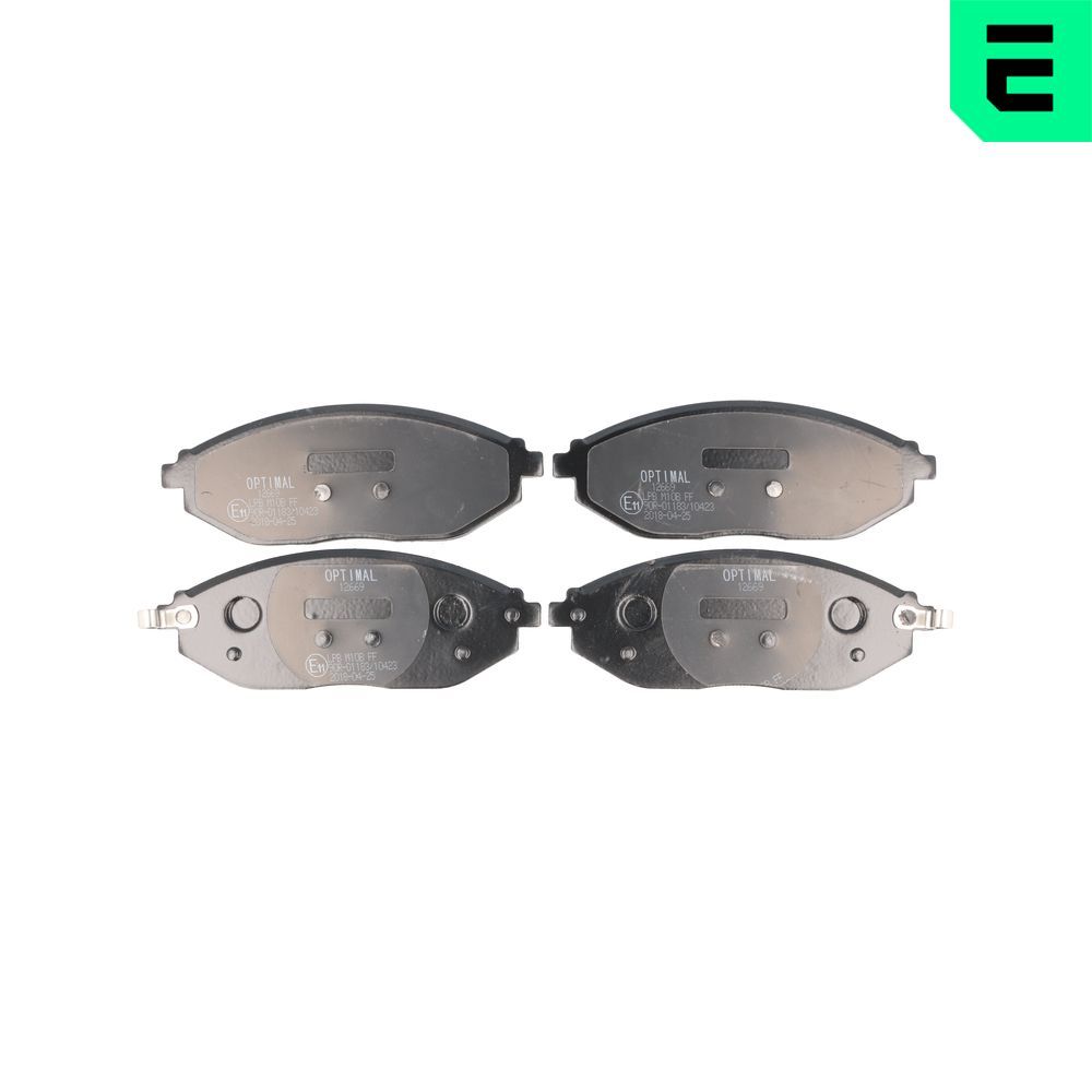 Гальмівні колодки дискові OPTIMAL BP12669 - zapix