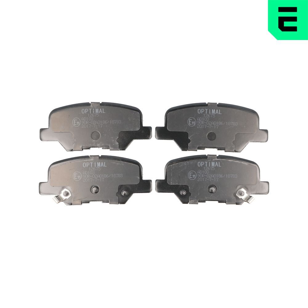 Гальмівні колодки дискові OPTIMAL BP12675 - zapix