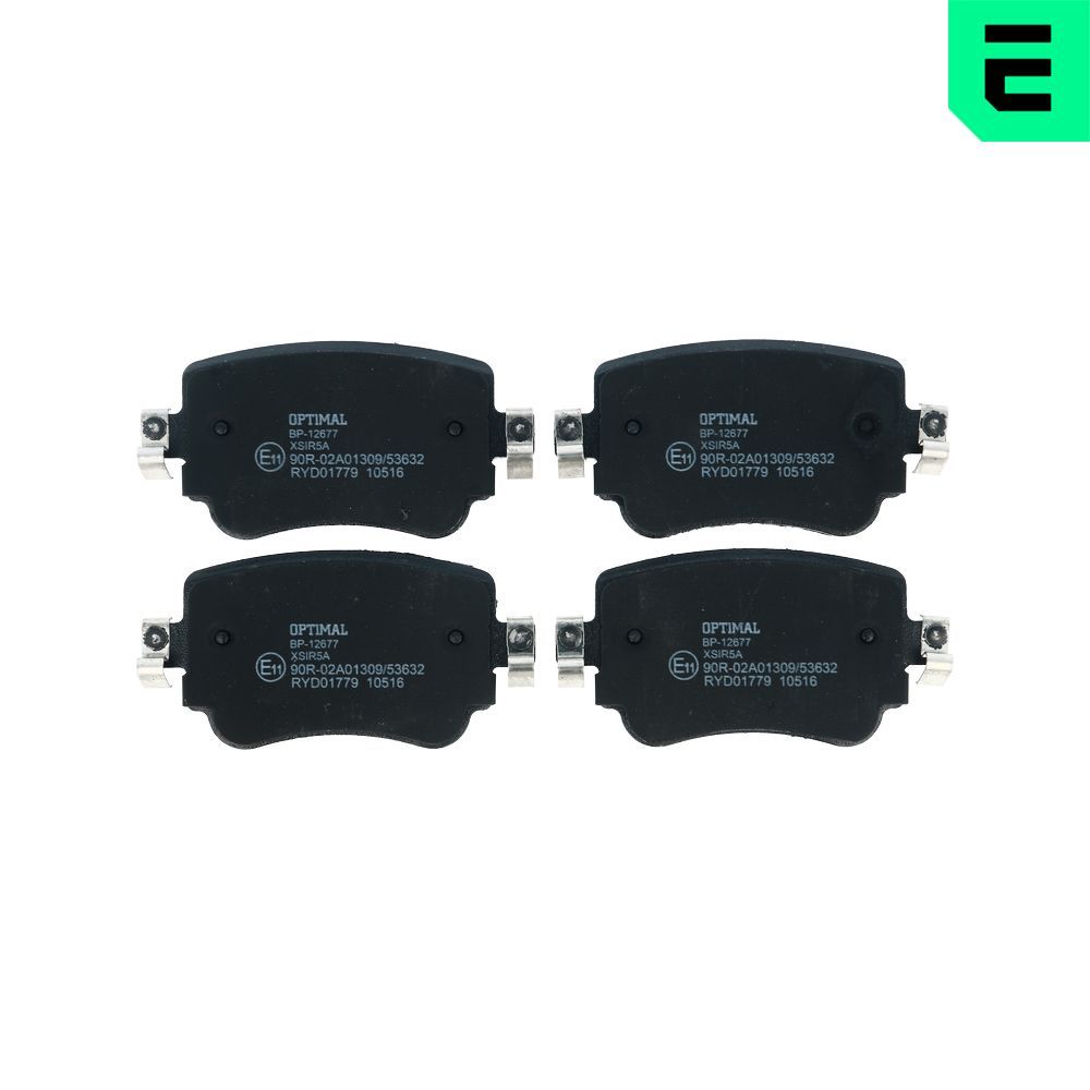 Гальмівні колодки дискові OPTIMAL BP12677 - zapix
