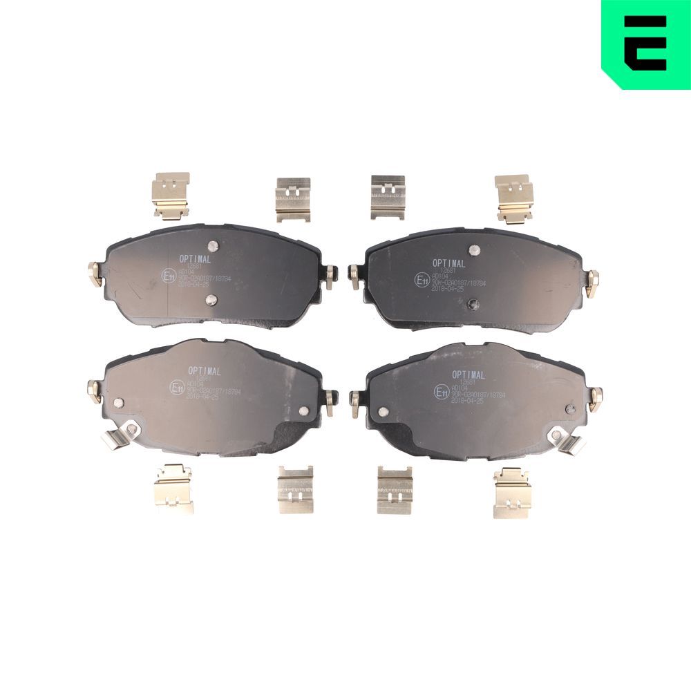 Гальмівні колодки дискові OPTIMAL BP12681 - zapix