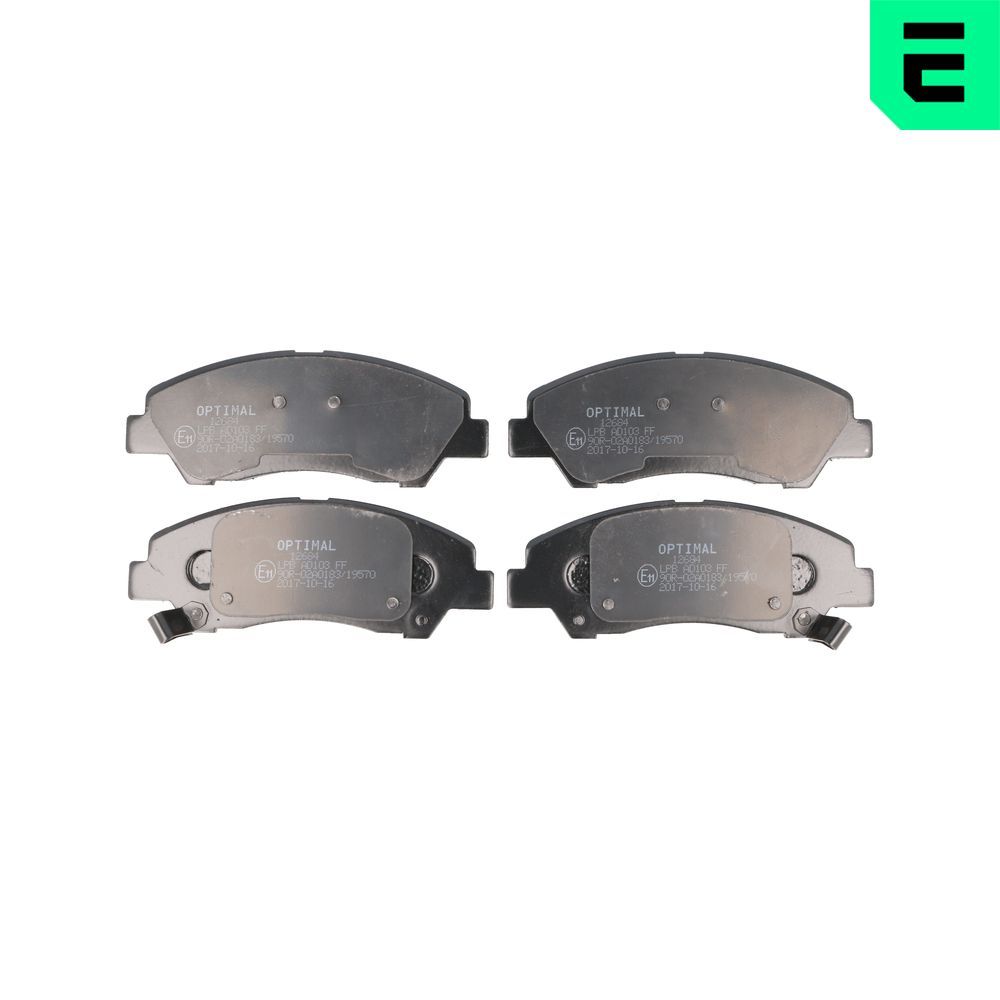 Гальмівні колодки дискові OPTIMAL BP12684 - zapix