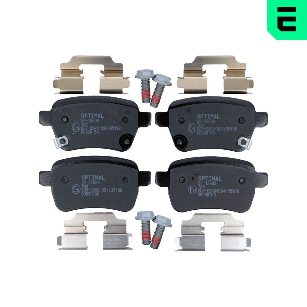 Гальмівні колодки дискові OPTIMAL BP12693 - zapix