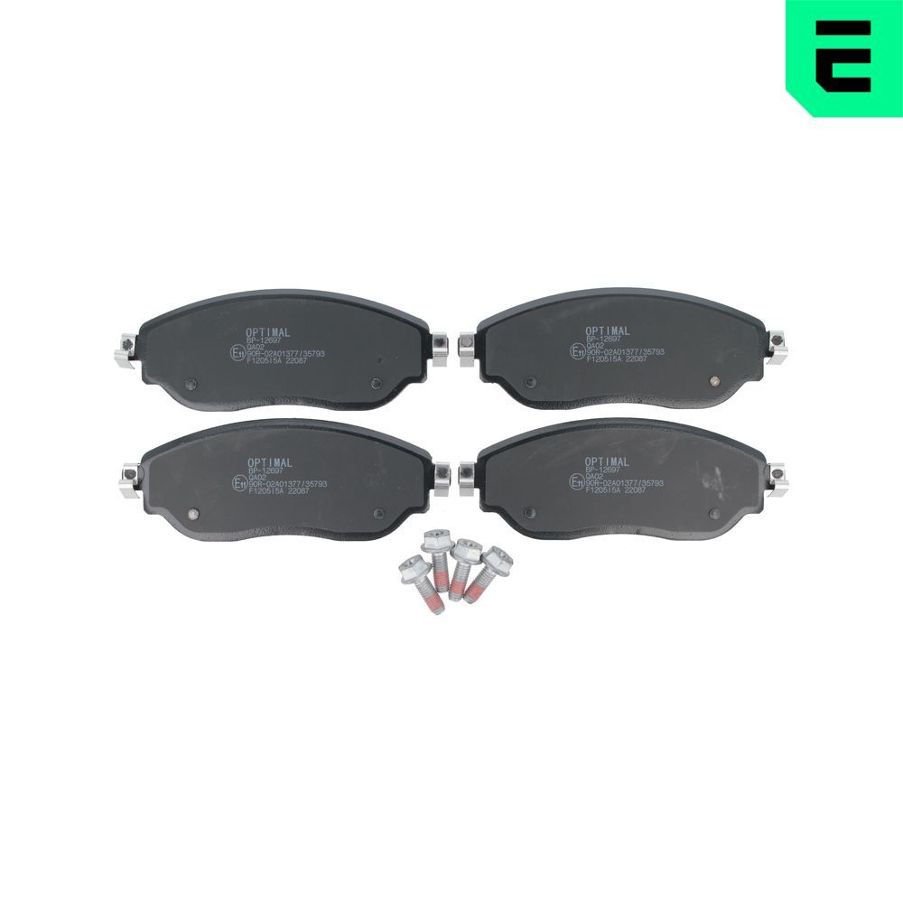 Гальмівні колодки дискові OPTIMAL BP12697 - zapix