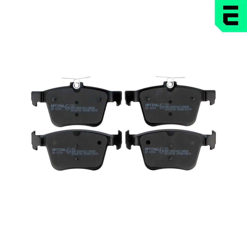 Гальмівні колодки дискові OPTIMAL BP12701 - zapix
