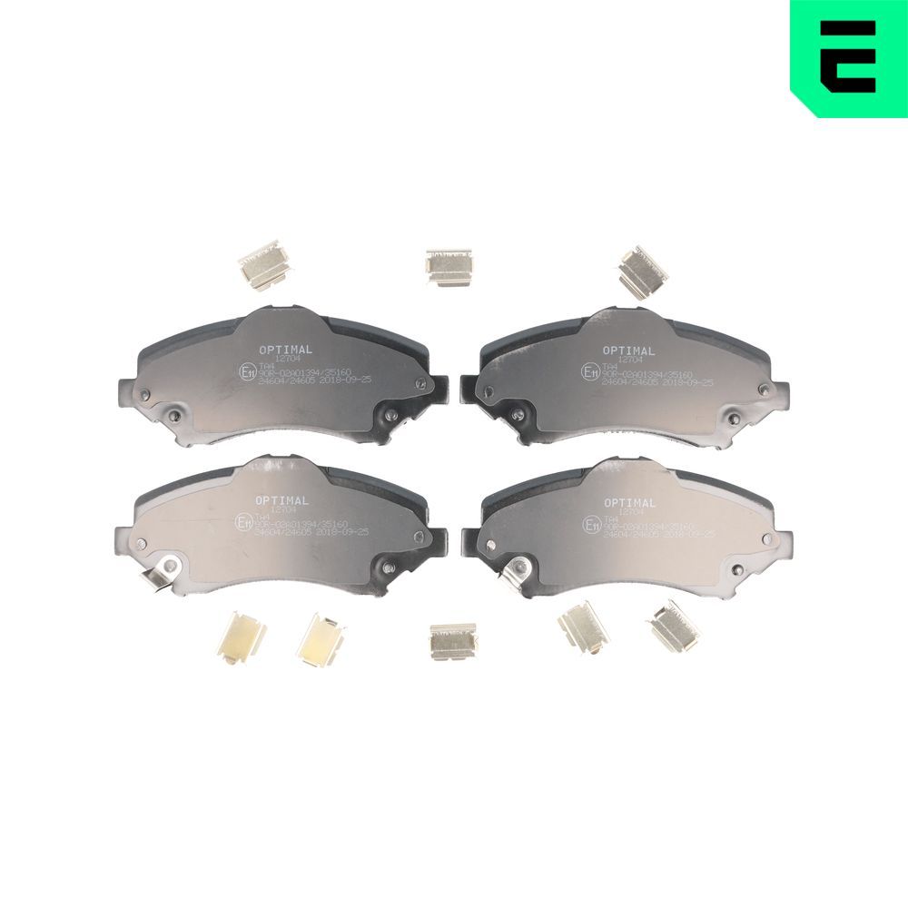 Гальмівні колодки дискові OPTIMAL BP12704 - zapix