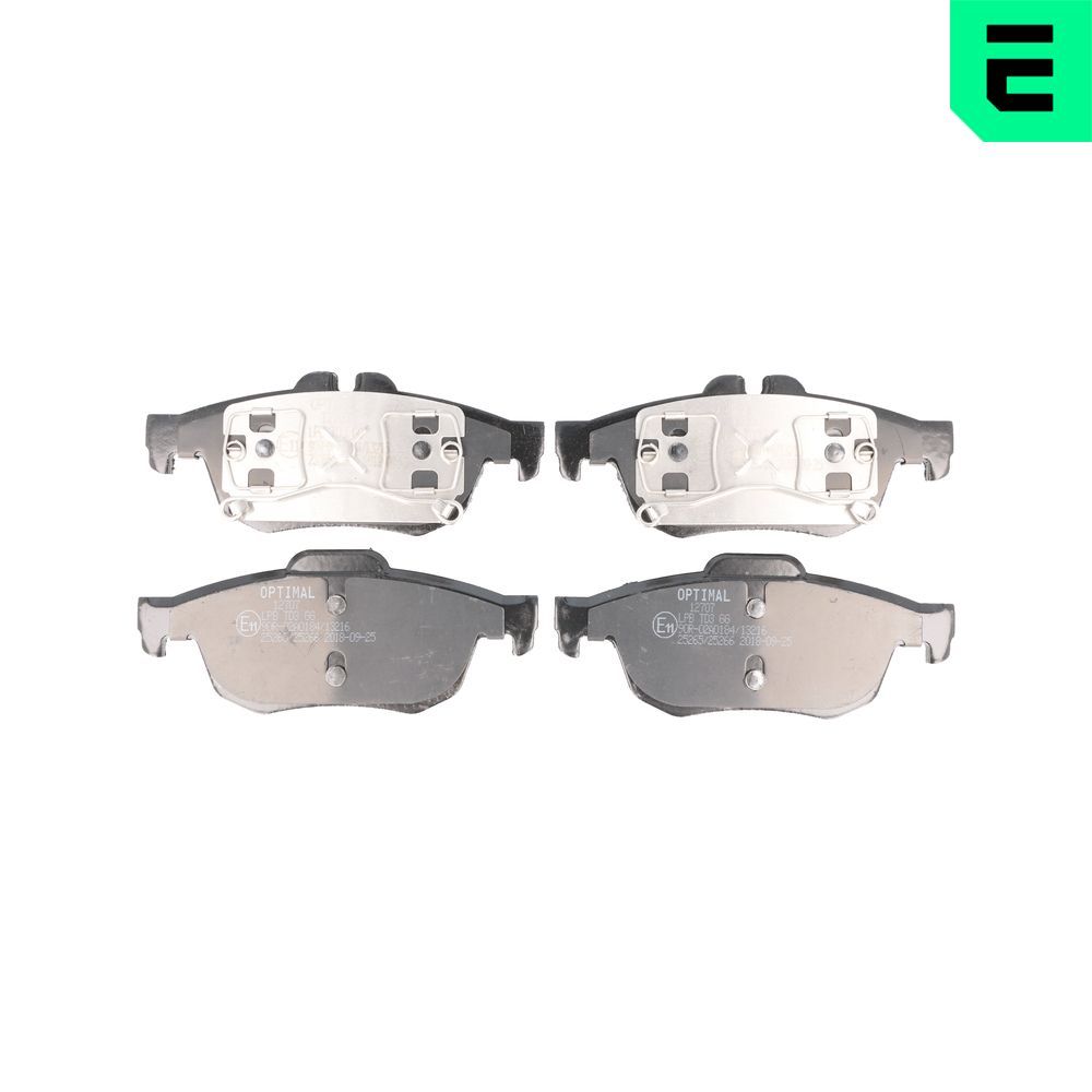 Гальмівні колодки дискові OPTIMAL BP12707 - zapix