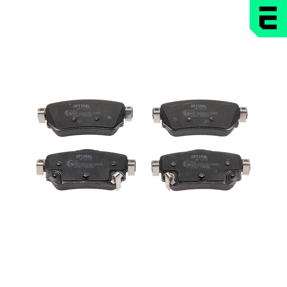 Гальмівні колодки дискові OPTIMAL BP12718 - zapix